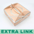 Plat personnalisé swiss roll emballage design pop clair tasse papier triangle boîte à gâteaux